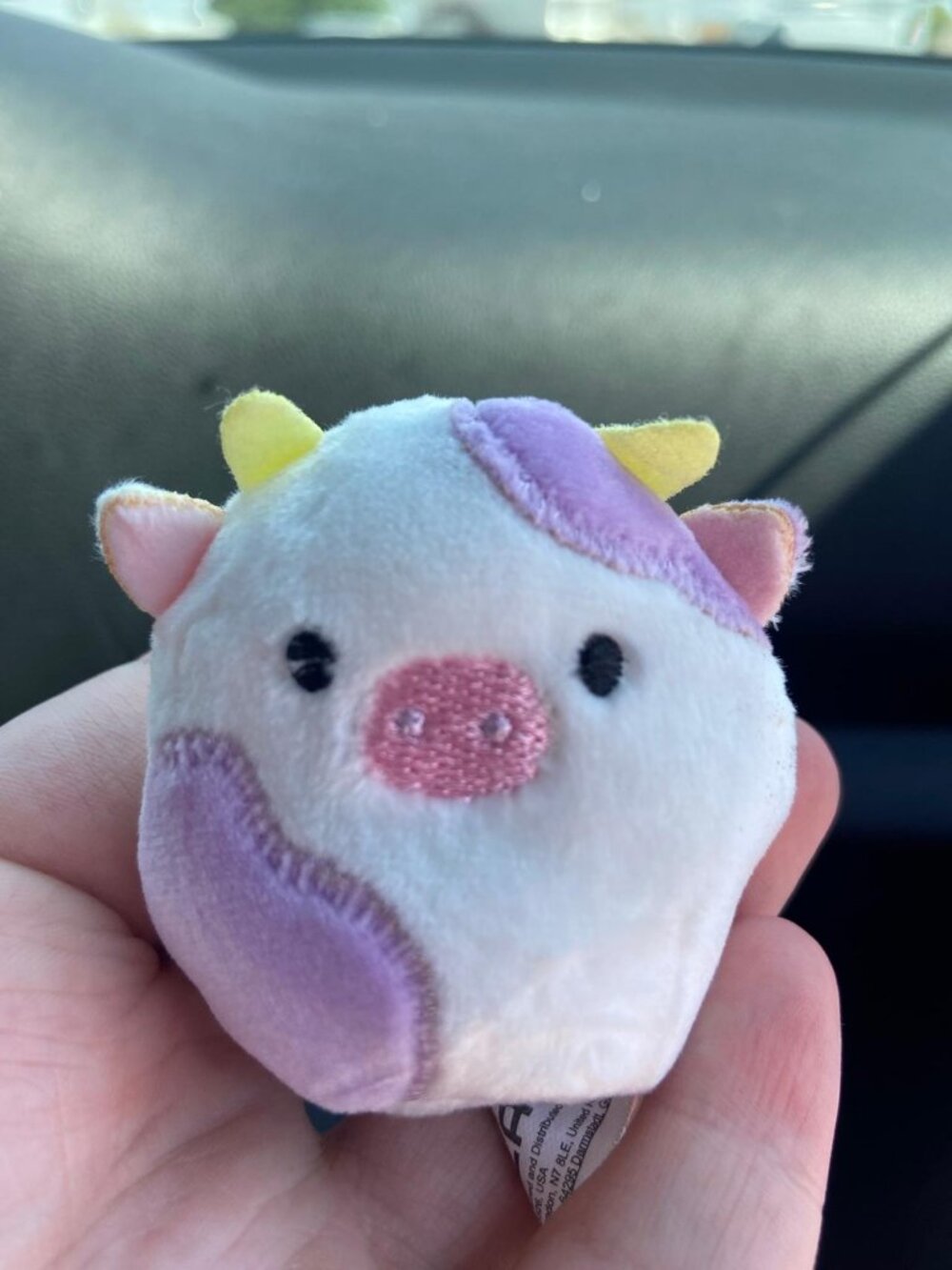 Squishmallows NWBT Claire the Cow 2” Squishville Stuffed Plush